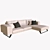 Aniston DMK 17 L-Shaped Sofa 3D model small image 2