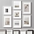 Diverse 160-Piece Picture Frames Set 3D model small image 2