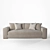 Doniel Modern Classic Beige Sofa 3D model small image 2