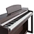 Kurzweil MP120 Professional Keyboard 3D model small image 6