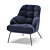 Luxury Midnight Blue Armchair 3D model small image 1