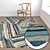 Luxury Carpet Set: High-Quality Textures 3D model small image 5