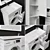 Aquaton Londry Bathroom Furniture Set 3D model small image 2