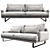 Rex Sofa: Modern and Stylish 3D Furniture 3D model small image 2