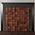 Wood Wall Decor Panel 3D model small image 1