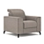 Luxurious Belgian Armchair: Triton 3D model small image 1