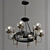 Modern Globe Trenger Chandelier 3D model small image 1