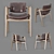 Elegant Seotox Leather Chair 3D model small image 2