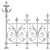  Elegant Wrought Iron Fence 3D model small image 5