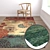 Luxurious Carpet Set: High-Quality Textures 3D model small image 5