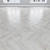 White Oak Parquet: Herringbone, Linear & Chevron 3D model small image 4