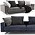 Elegant Comfort: Flexform Campiello Sofa 3D model small image 1