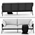 Sleek Somerset Outdoor Sofa 3D model small image 4