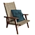 Parisian-inspired Reclining Chair: Arteriors Jericho 3D model small image 1