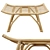 Rattan Bliss Bench 3D model small image 4