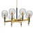 Blakeney Golden Pendant Light 3D model small image 1