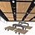 Armstrong Wood-Look Suspended Ceiling 3D model small image 1