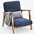 Modern Ekenaset Armchair: Versatile, Stylish 3D model small image 1