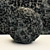 Black Volcanic Rock PBR VRAY 3D model small image 4