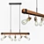 Industrial Loft Hanging Chandelier 3D model small image 9