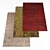 Texture-Rich Rug Collection | 1700x2500 Resolution | 6 Designs 3D model small image 1