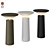 Grok Cocktail Table Lamp: Contemporary Elegance in 3 Colors 3D model small image 5