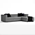 Modern BK_103: Spacious Stylish Sofa 3D model small image 2