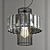 Modern Glass Plate Pendant Light 3D model small image 1