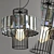 Modern Glass Plate Pendant Light 3D model small image 2