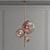 Modern Glass Pendant Light: RUBIE 3D model small image 1