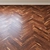 Classic Walnut Chevron Parquet 3D model small image 4