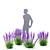 Sage Oak Flowers | Salvia nemorosa 3D model small image 5