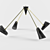 Modern Designer Directional Chandelier 3D model small image 1