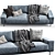 Modern Triple Sofa by B&T Design 3D model small image 5