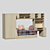 Modern Kids Bedroom Furniture Set 3D model small image 1