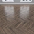 Oak Parquet: Herringbone, Linear, Chevron 3D model small image 4