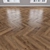 Oak Parquet: Herringbone, Linear & Chevron 3D model small image 3