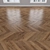 Oak Parquet: Herringbone, Linear & Chevron 3D model small image 4