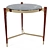 Luxurious Rosewood Side Table | Handcrafted Elegance 3D model small image 1