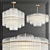 Elegant Nightfall Chandelier 3D model small image 1