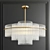 Elegant Nightfall Chandelier 3D model small image 2