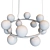 Bubbles Brass Pendant Light - CB2 3D model small image 3