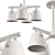Natura C Pendant Lamp with 4 Shades 3D model small image 5