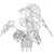 Tropical Monstera Plant - 90cm 3D model small image 4