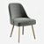 Elegant West Elm Dining Chair 3D model small image 4