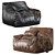 Big Joe Lux Bean Bag Lounger 3D model small image 1