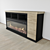 Tonnari Electric Fireplace TV Stand 3D model small image 8