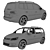 Volkswagen CrossTouran 2011: High-Detailed 3D Model 3D model small image 2