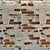 Authentic Antique Brick Wall 3D model small image 3
