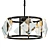 Divinare ELLIOT Chandelier: Elegant Crystal Lighting 3D model small image 1